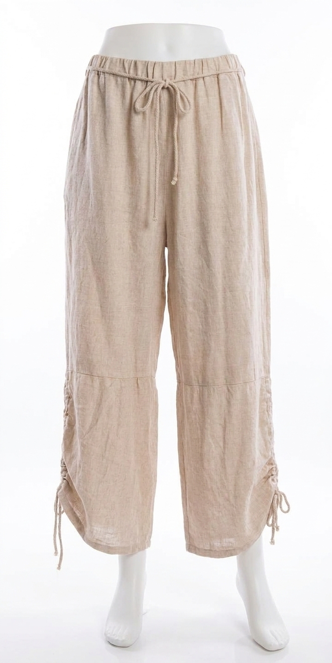NEW GIGI MODA elda wide leg pants in beige
